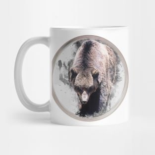 Bear Forest Wilderness Animal Jungle Wild Life Savage Nature Mug